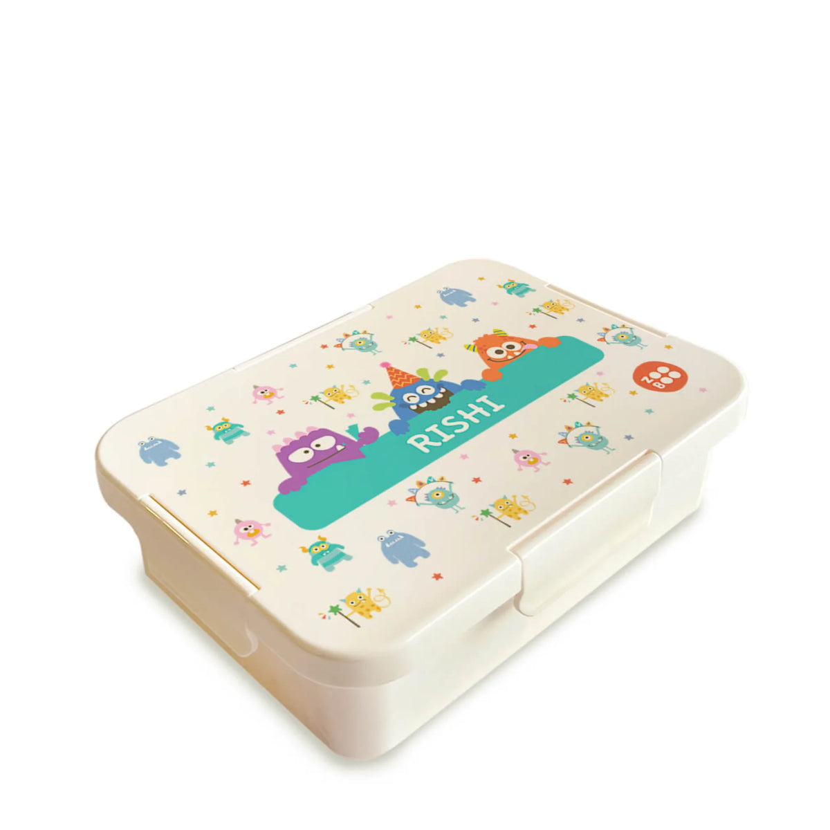 Personalised Monster Party Bento Lunch Box for Kids - image 1