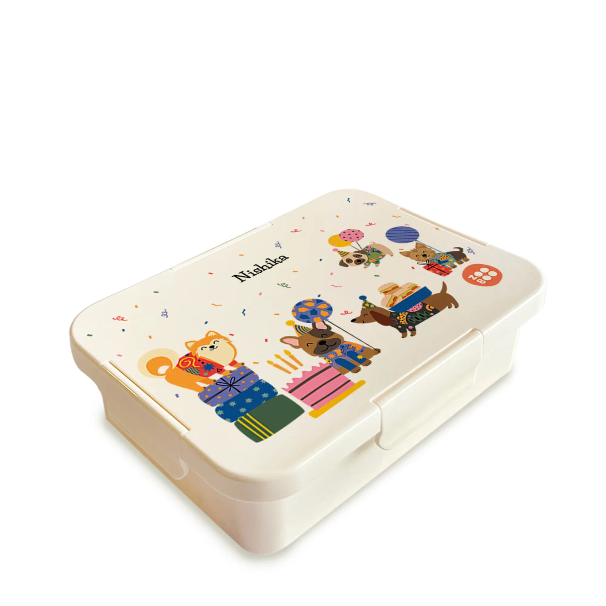 Personalised Paw Party Bento Lunch Box for Kids - image 1