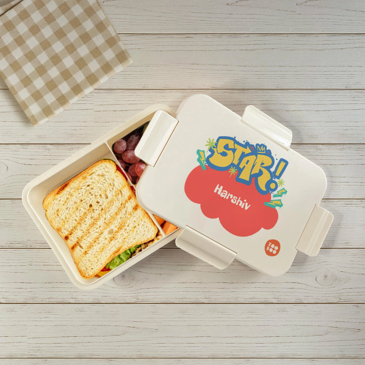 Personalised Rising Stars Bento Lunch Box for Kids - image 6