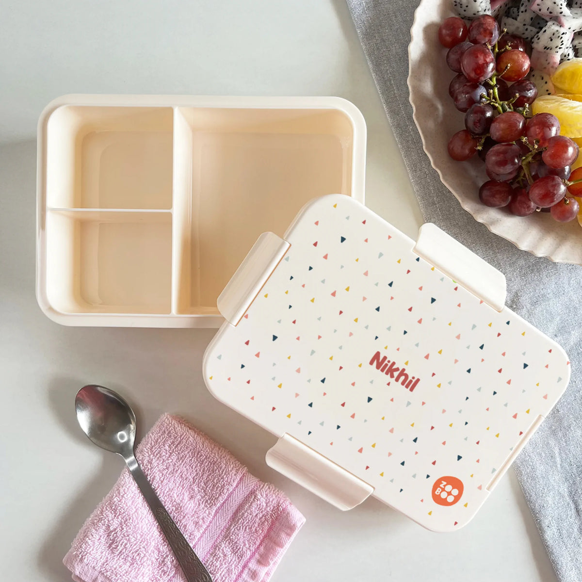 Personalised Triangle Tango Bento Lunch Box for Kids - image 2