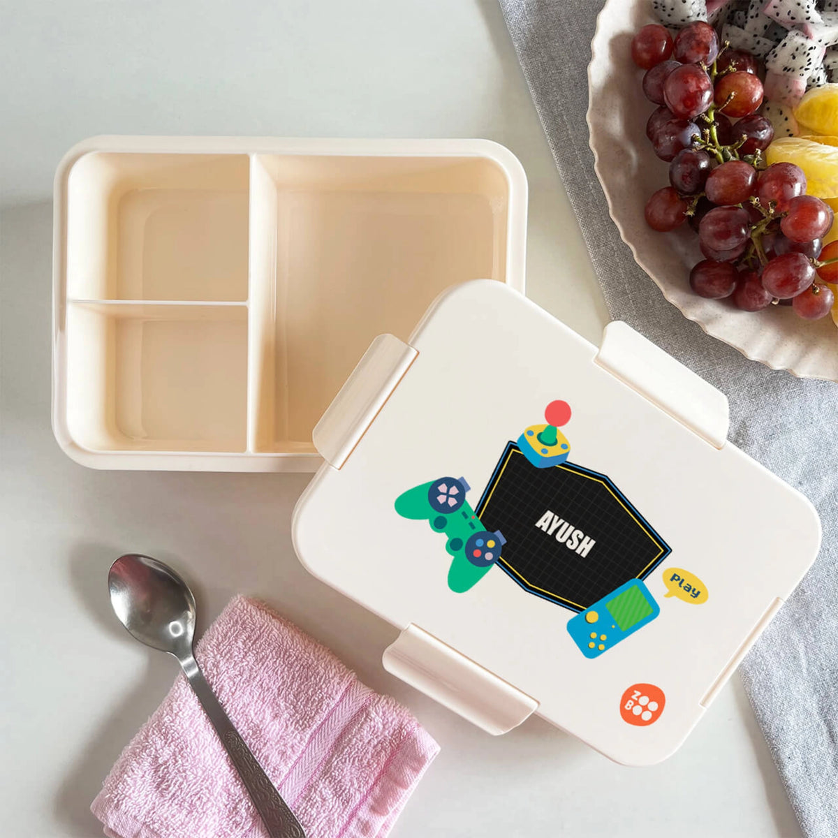 Personalised Video Game Bento Lunch Box for Kids - image 2