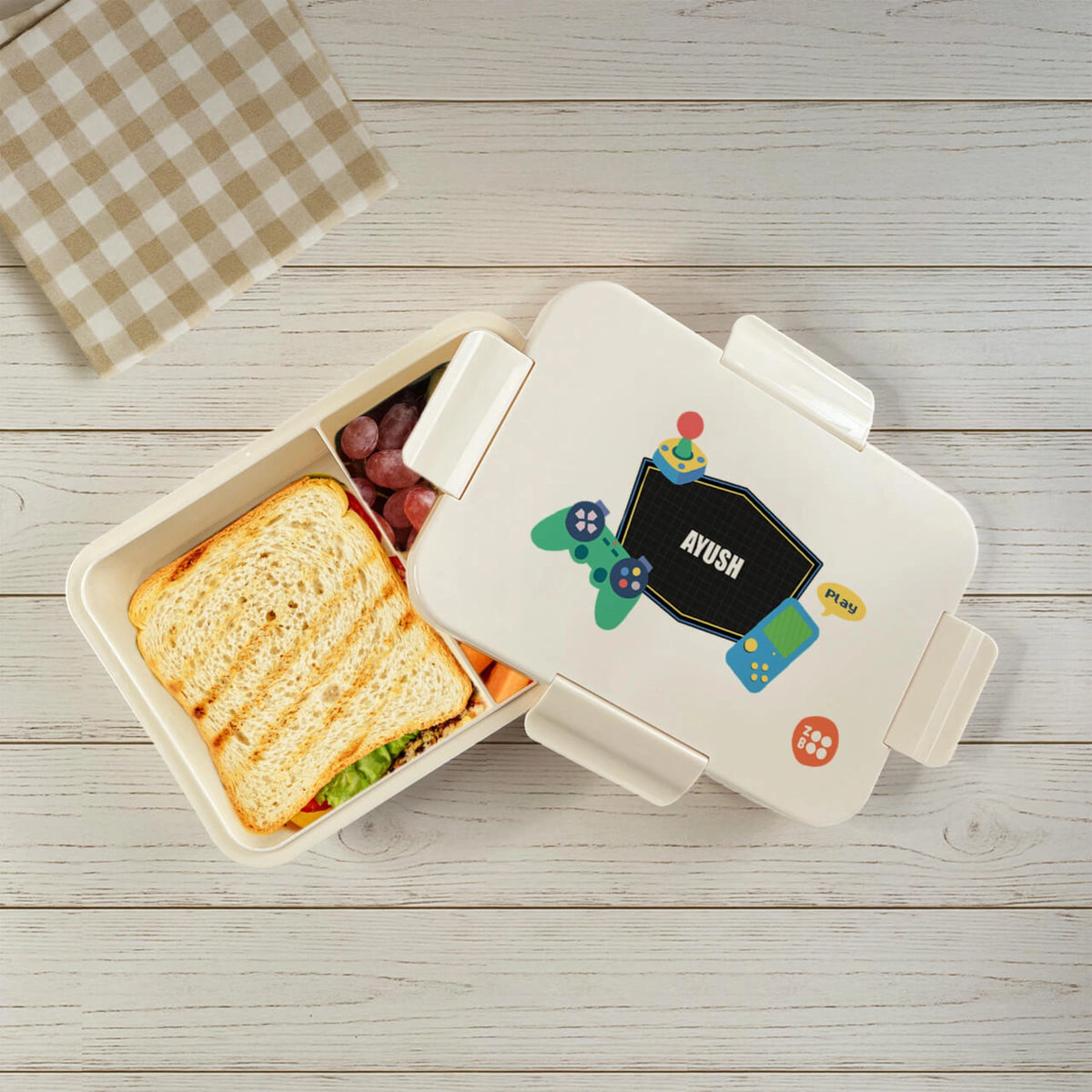 Personalised Video Game Bento Lunch Box for Kids - image 6