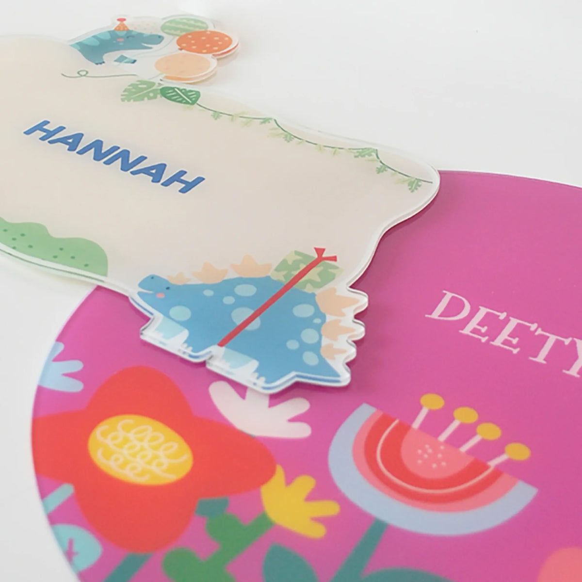 Personalised Terrazzo Pop Name Plate for Kids Room - image 3