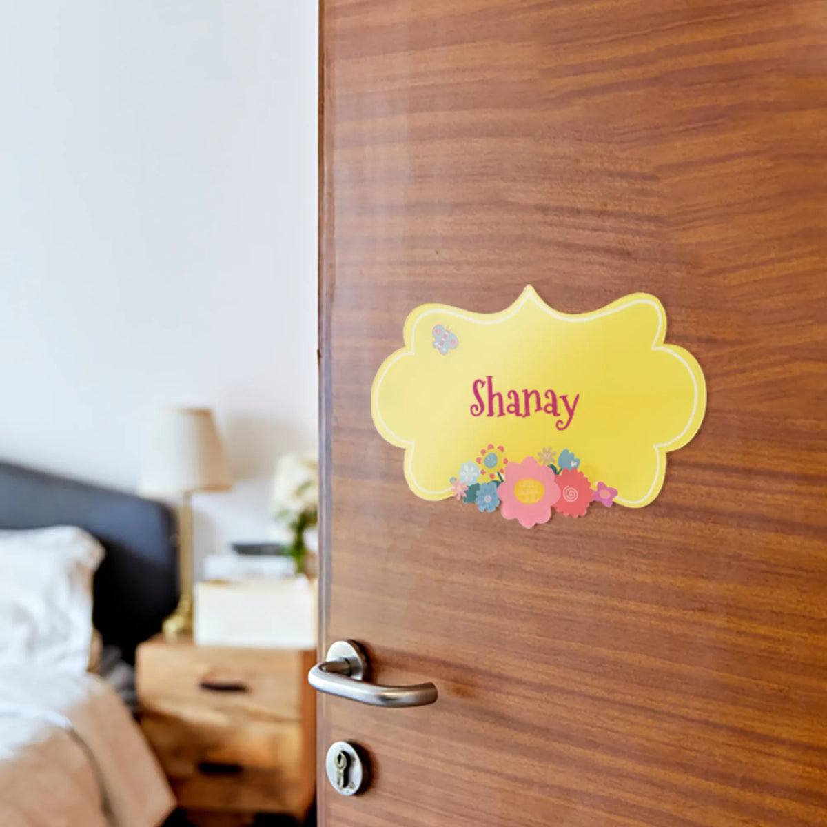 Personalised Enchanted Garden Name Plate for Kids Room - image 2