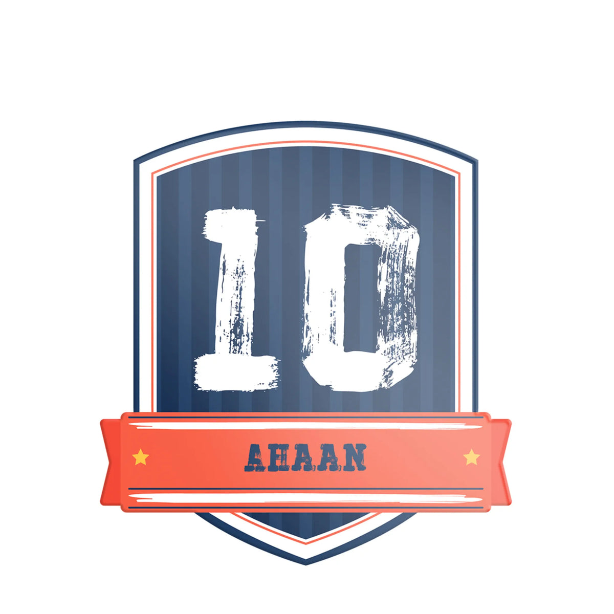 Personalised Jersey Number Name Plate for Kids Room - image 1