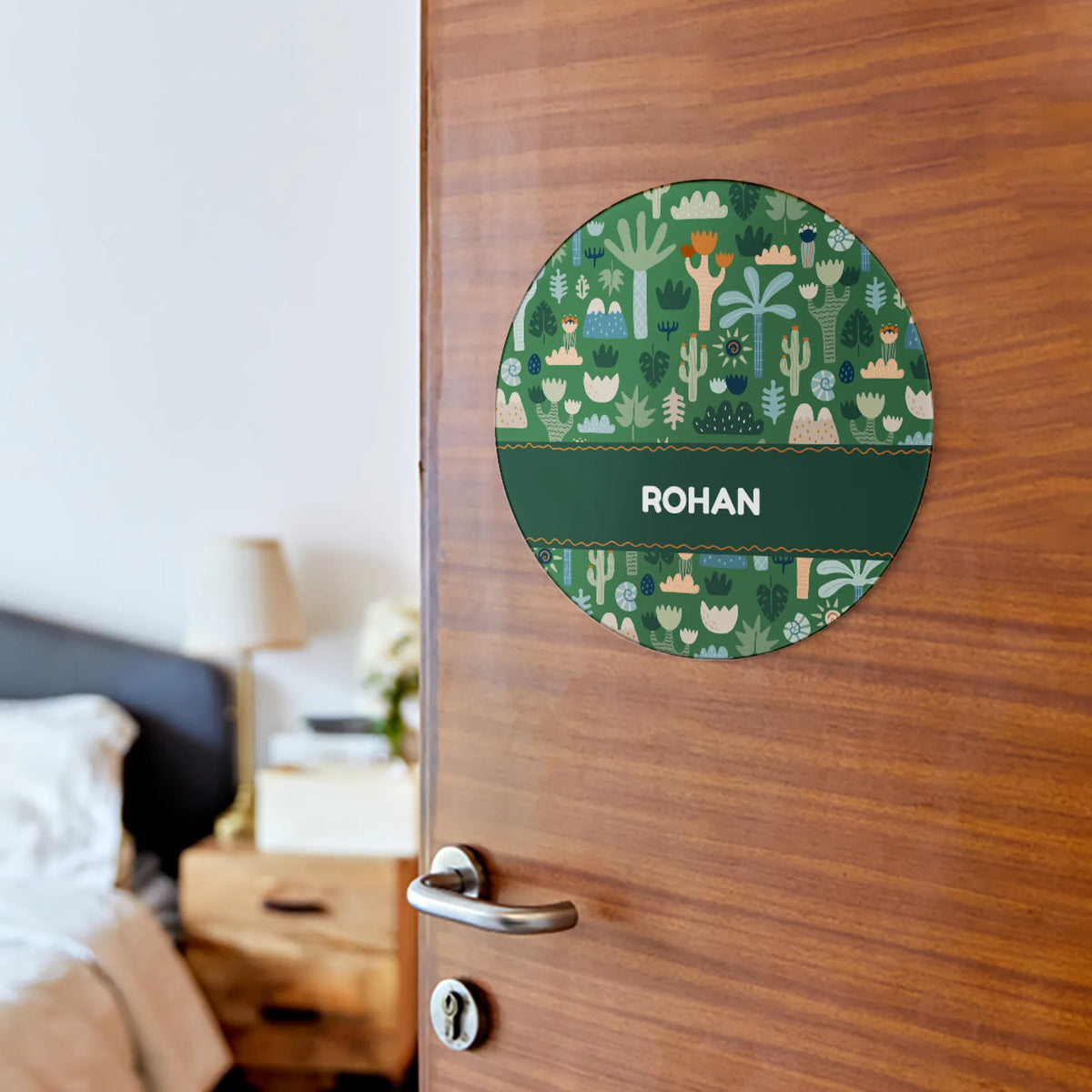 Personalised Nature & I Name Plate for Kids Room - image 2