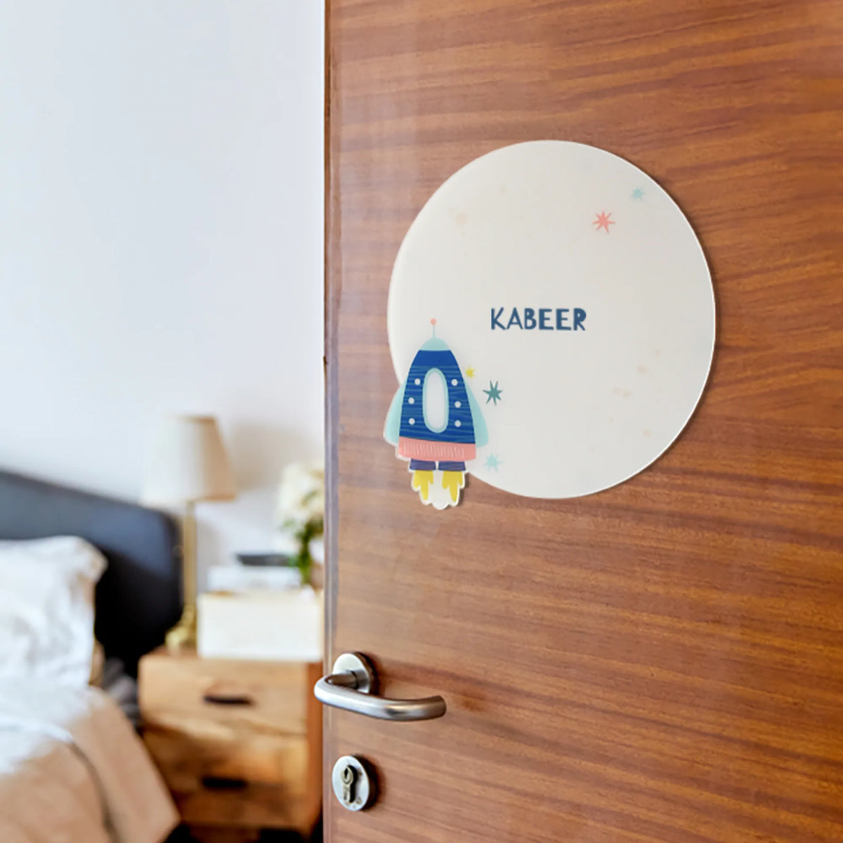 Personalised Space Explorer Name Plate for Kids Room - image 2