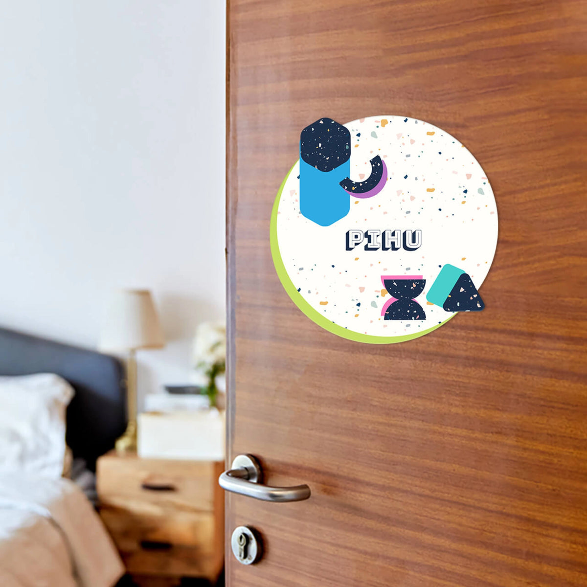 Personalised Terrazzo Pop Name Plate for Kids Room - image 2