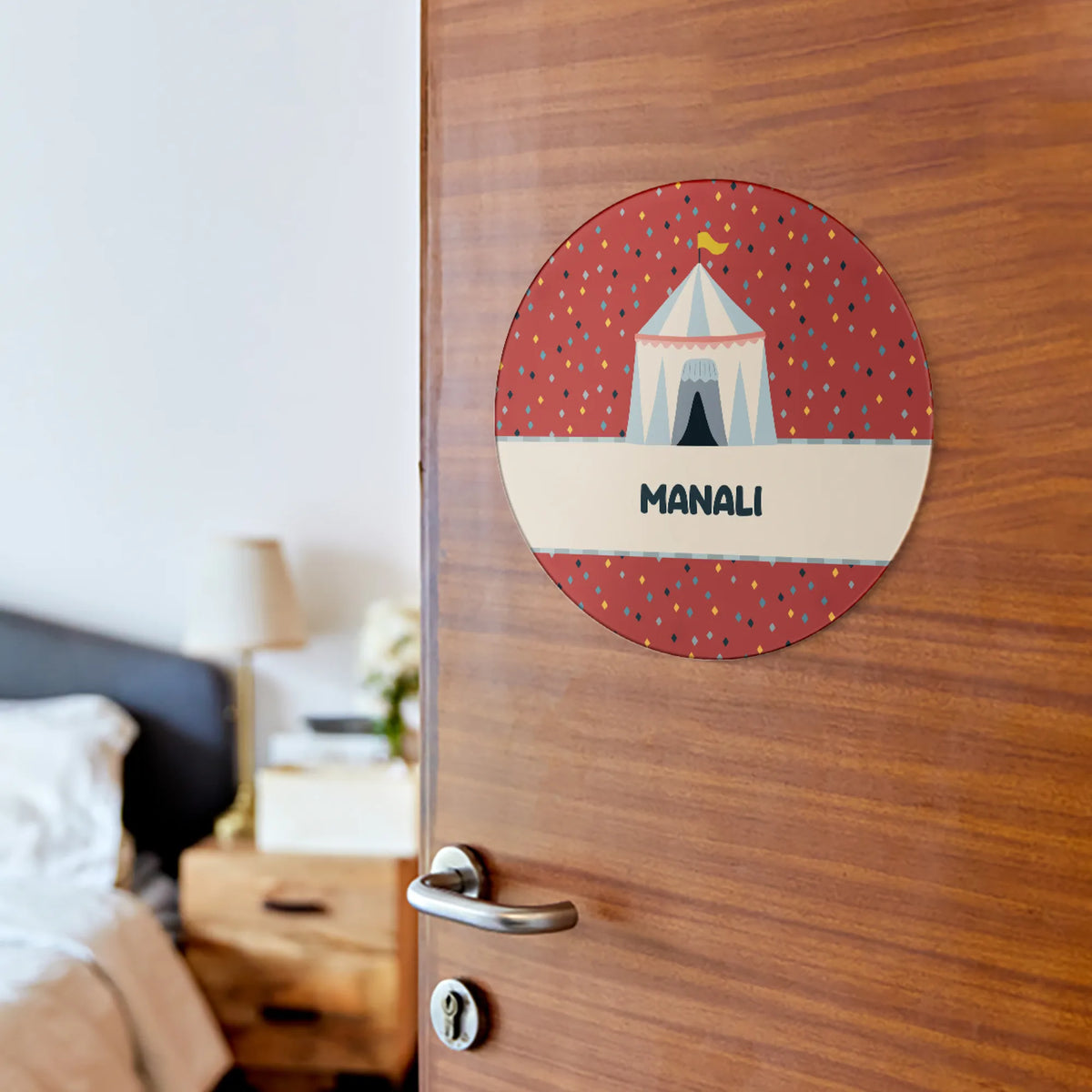 Personalised Triangle Tango Name Plate for Kids Room - image 2