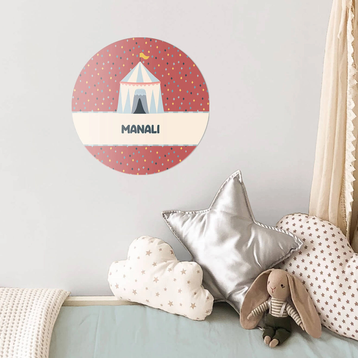 Personalised Triangle Tango Name Plate for Kids Room - image 3