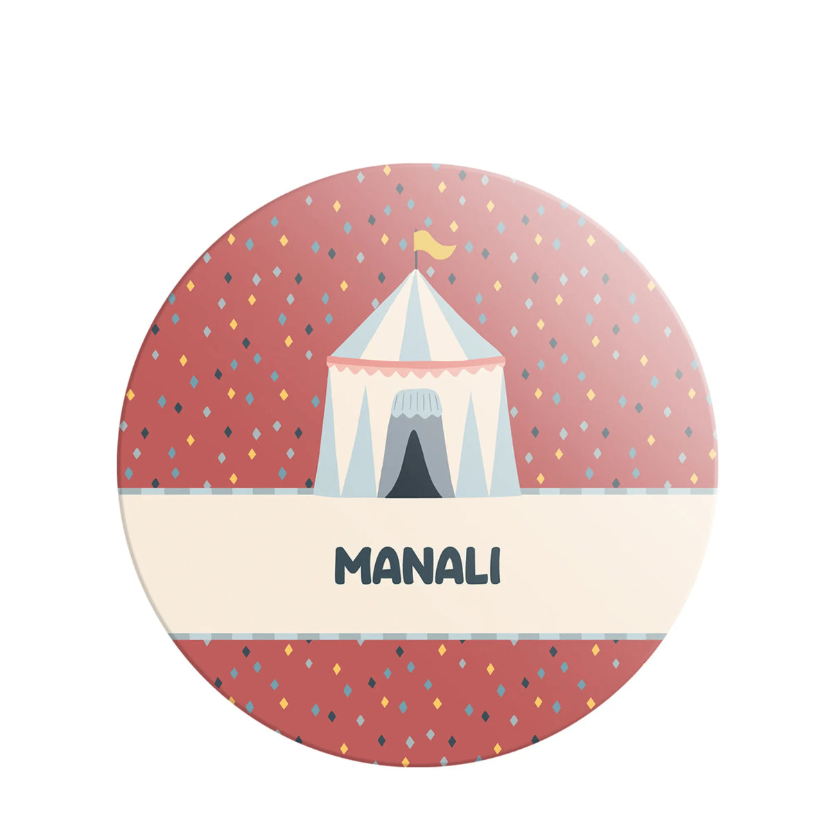 Personalised Triangle Tango Name Plate for Kids Room - image 1