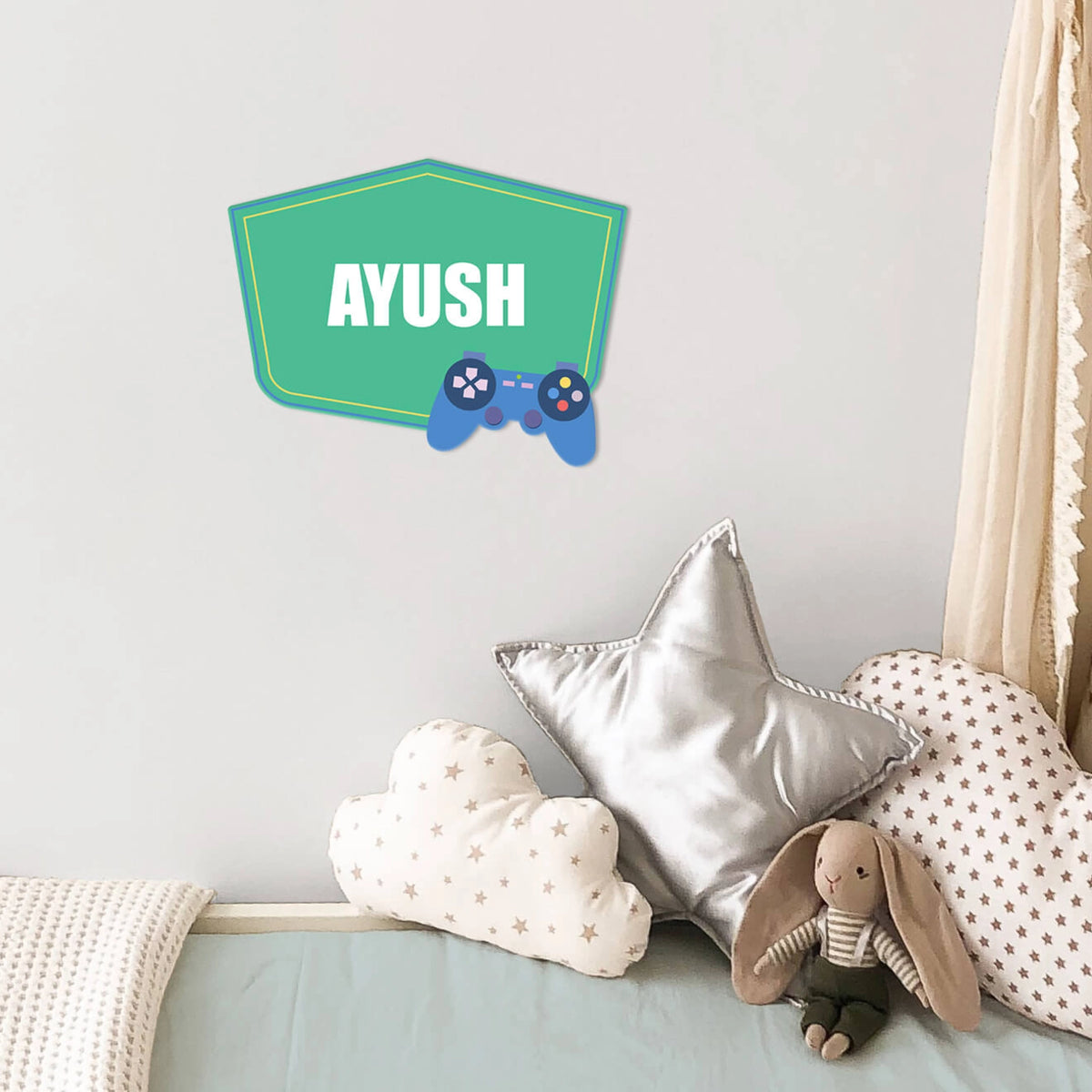 Personalised Video Game Name Plate for Kids Room - image 4