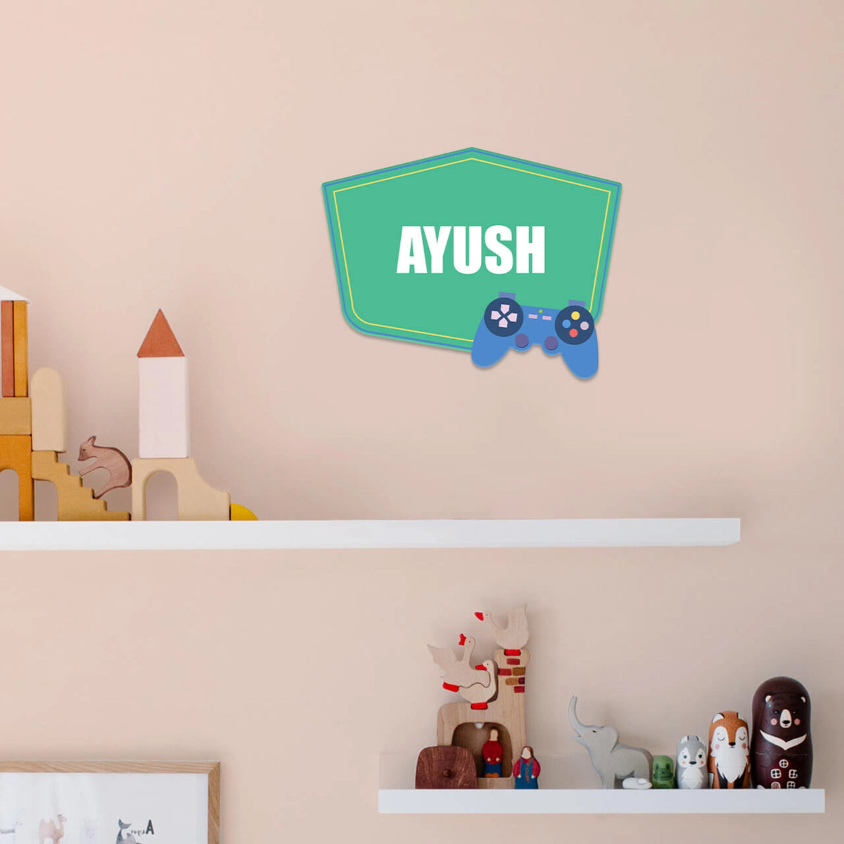 Personalised Video Game Name Plate for Kids Room - image 7