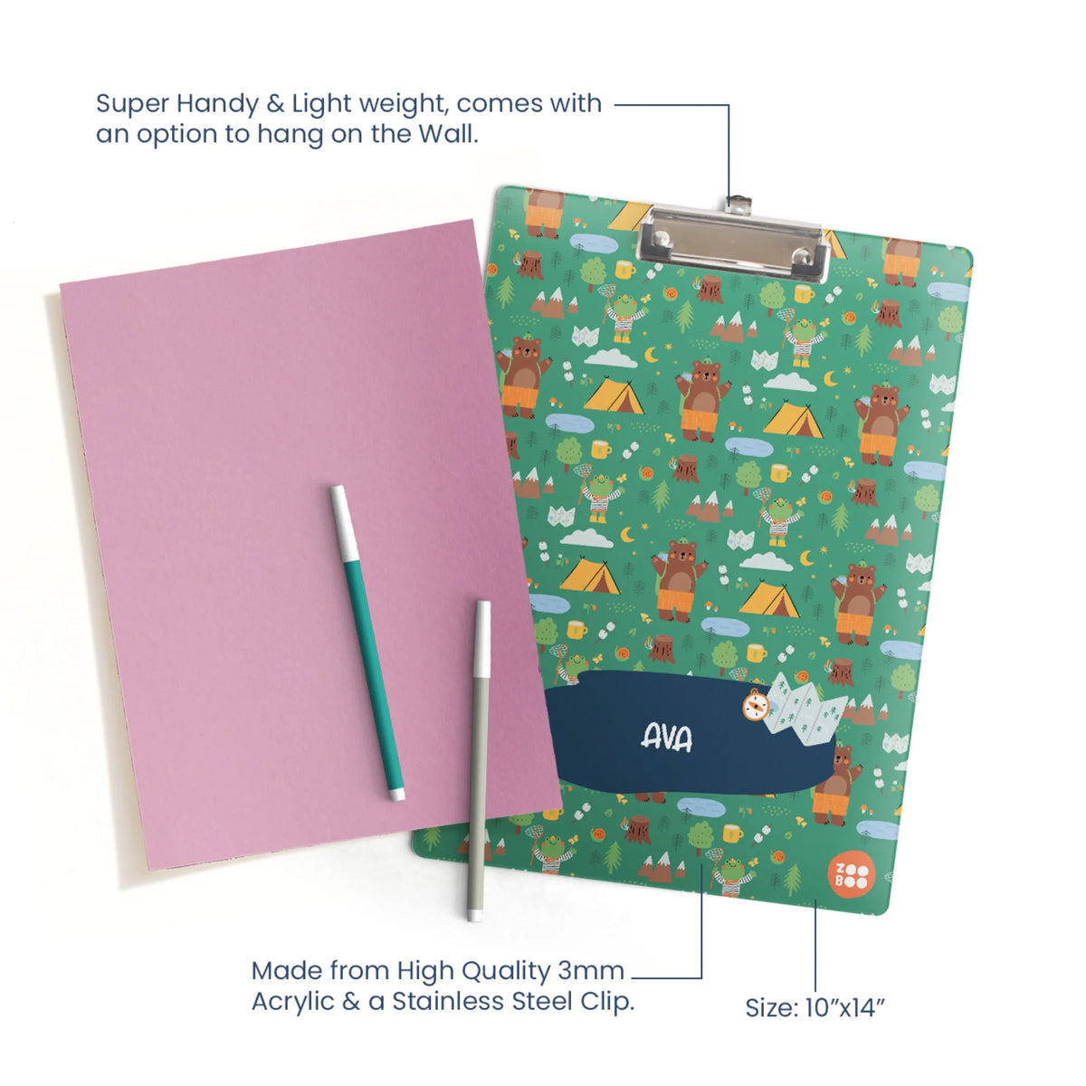 Personalised Into The Wild Exam Board for Kids - image 4