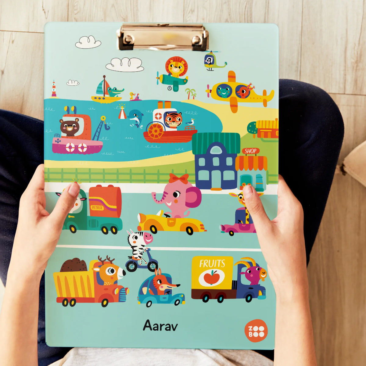 Personalised Let's Travel Exam Board for Kids - image 2