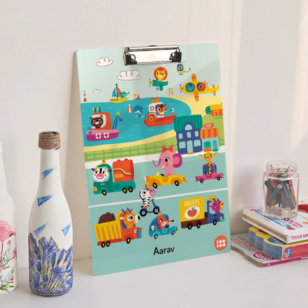 Personalised Let's Travel Exam Board for Kids - image 3