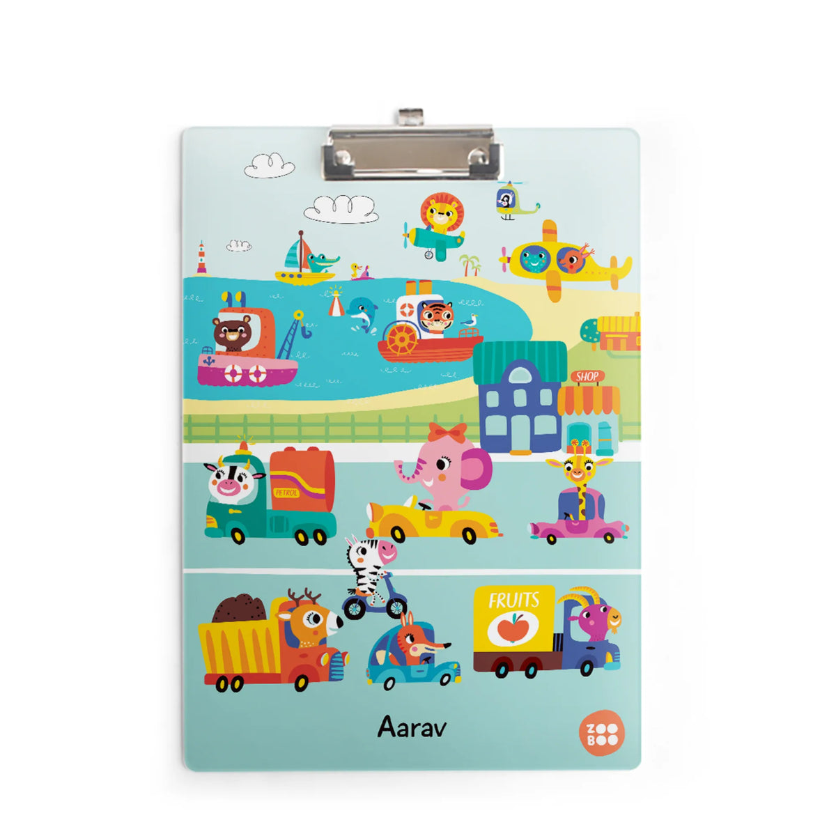 Personalised Let's Travel Exam Board for Kids - image 1