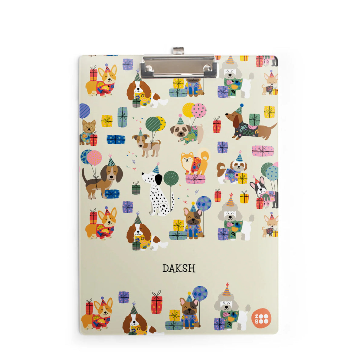 Personalised Paw Party Exam Board for Kids - image 1