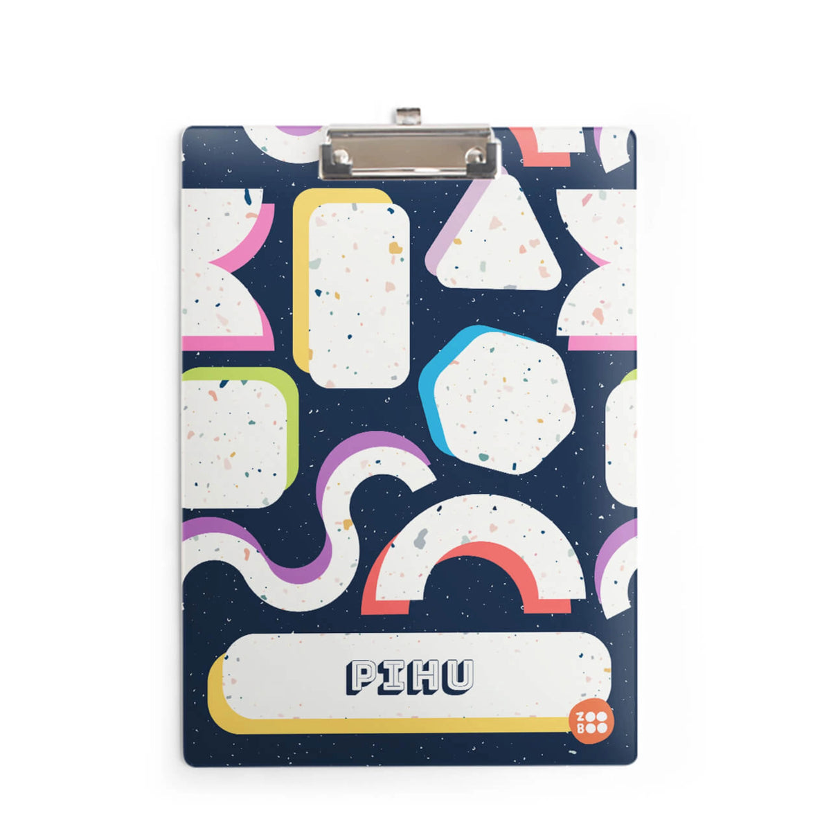 Personalised Terrazzo Pop Exam Board for Kids - image 1