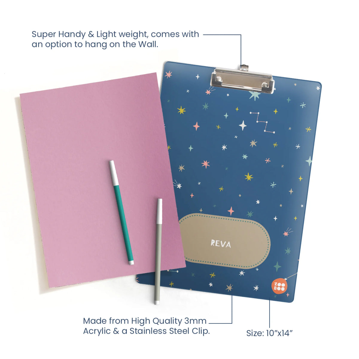 Personalised Twinkling Stars Exam Board for Kids - image 4