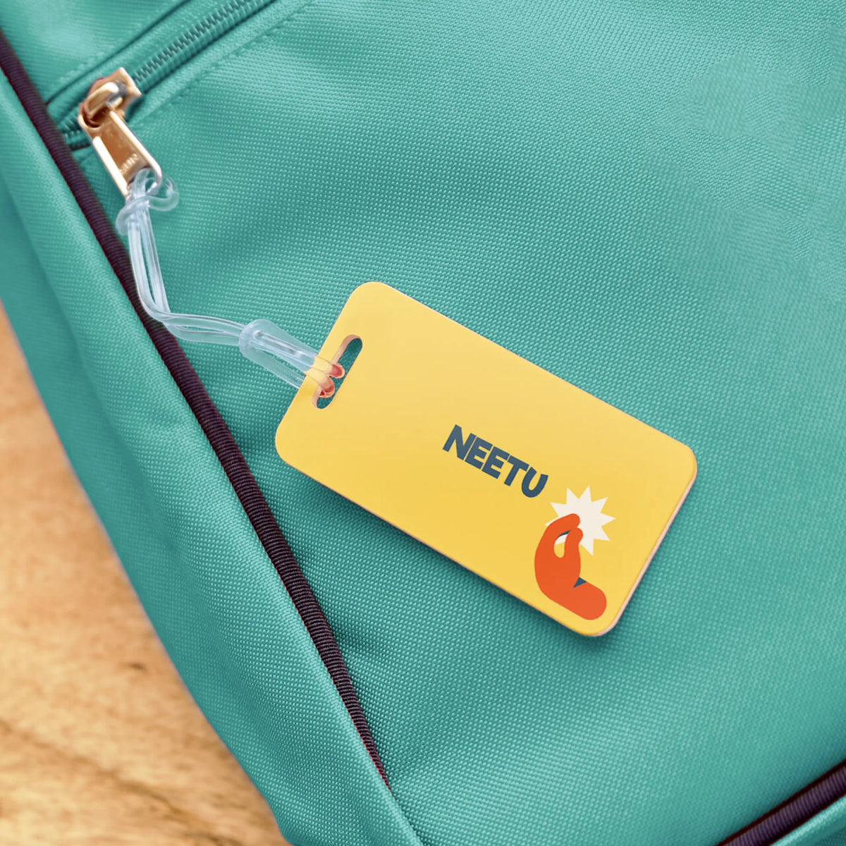 Personalised Emoji Moves School Bag Tags for Kids - image 3