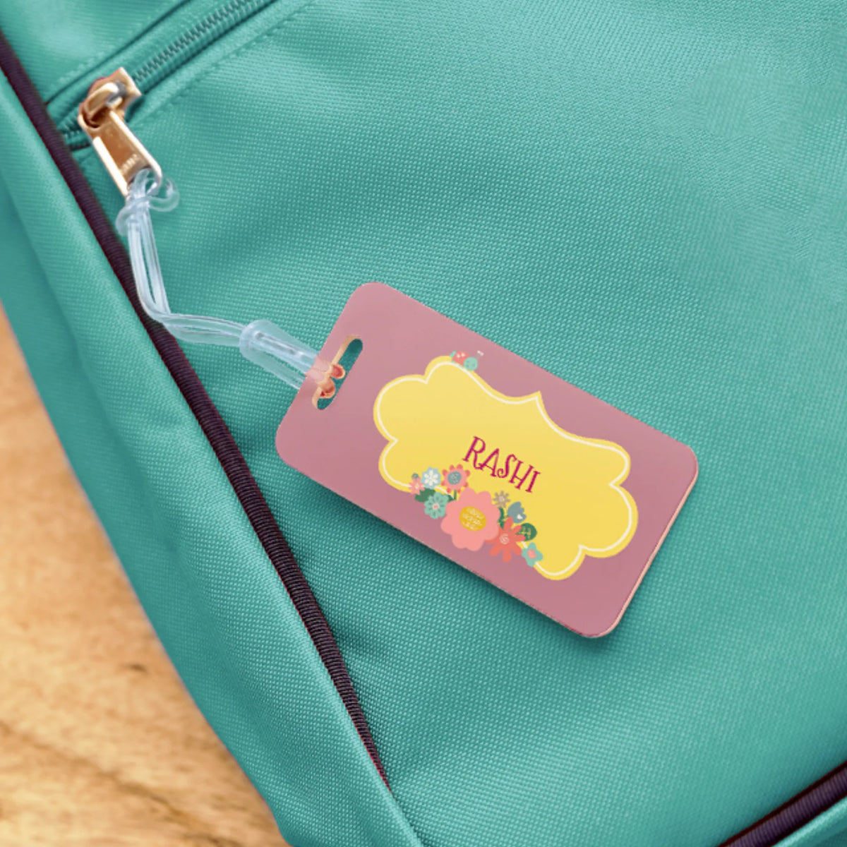 Personalised Enchanted Garden School Bag Tags for Kids - image 3