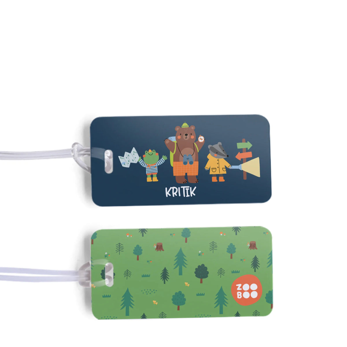 Personalised Into The Wild School Bag Tags for Kids - image 1