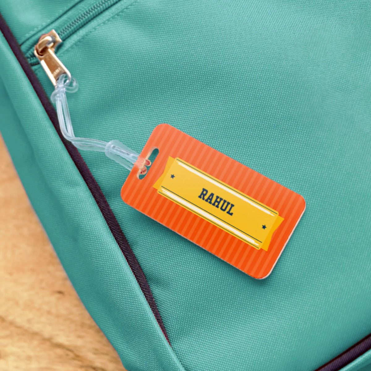 Personalised Jersey Number School Bag Tags for Kids - image 3