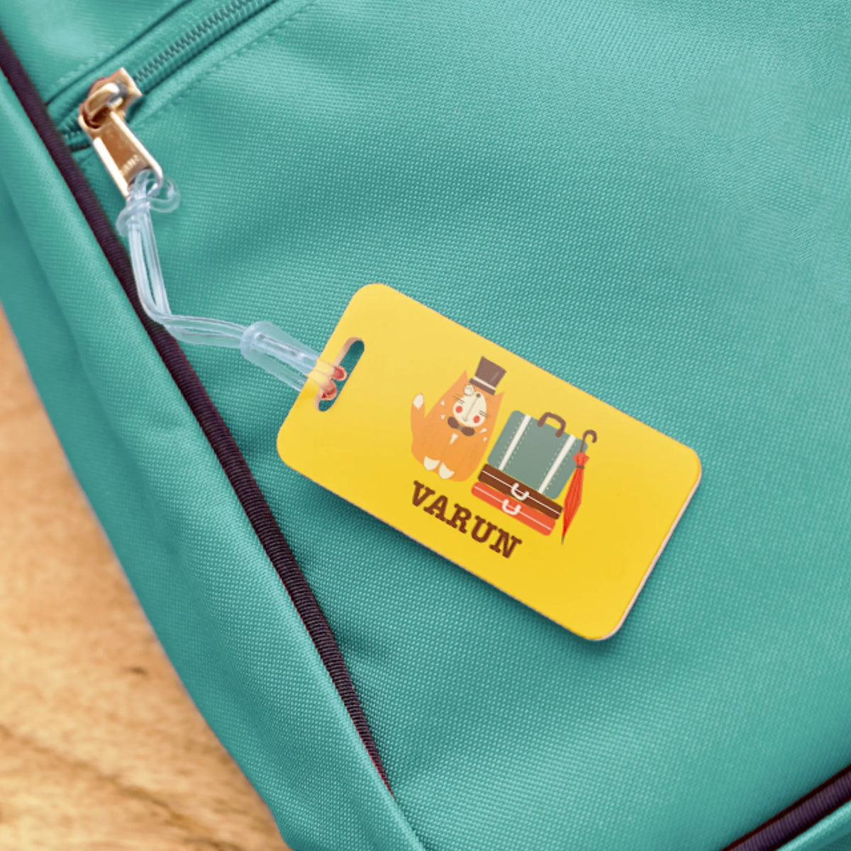 Personalised Kitty Cat School Bag Tags for Kids - image 3