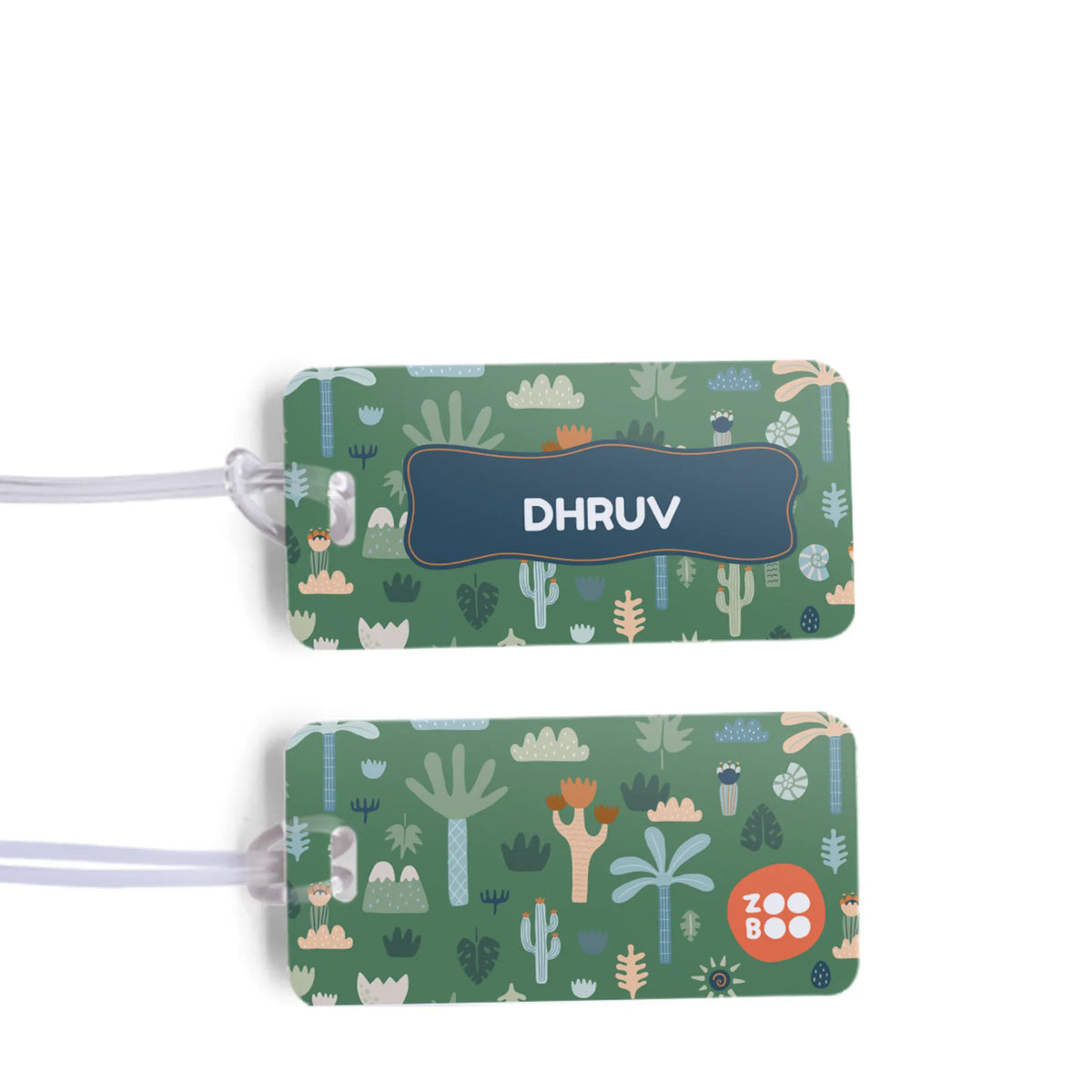 Personalised Nature & I School Bag Tags for Kids - image 1