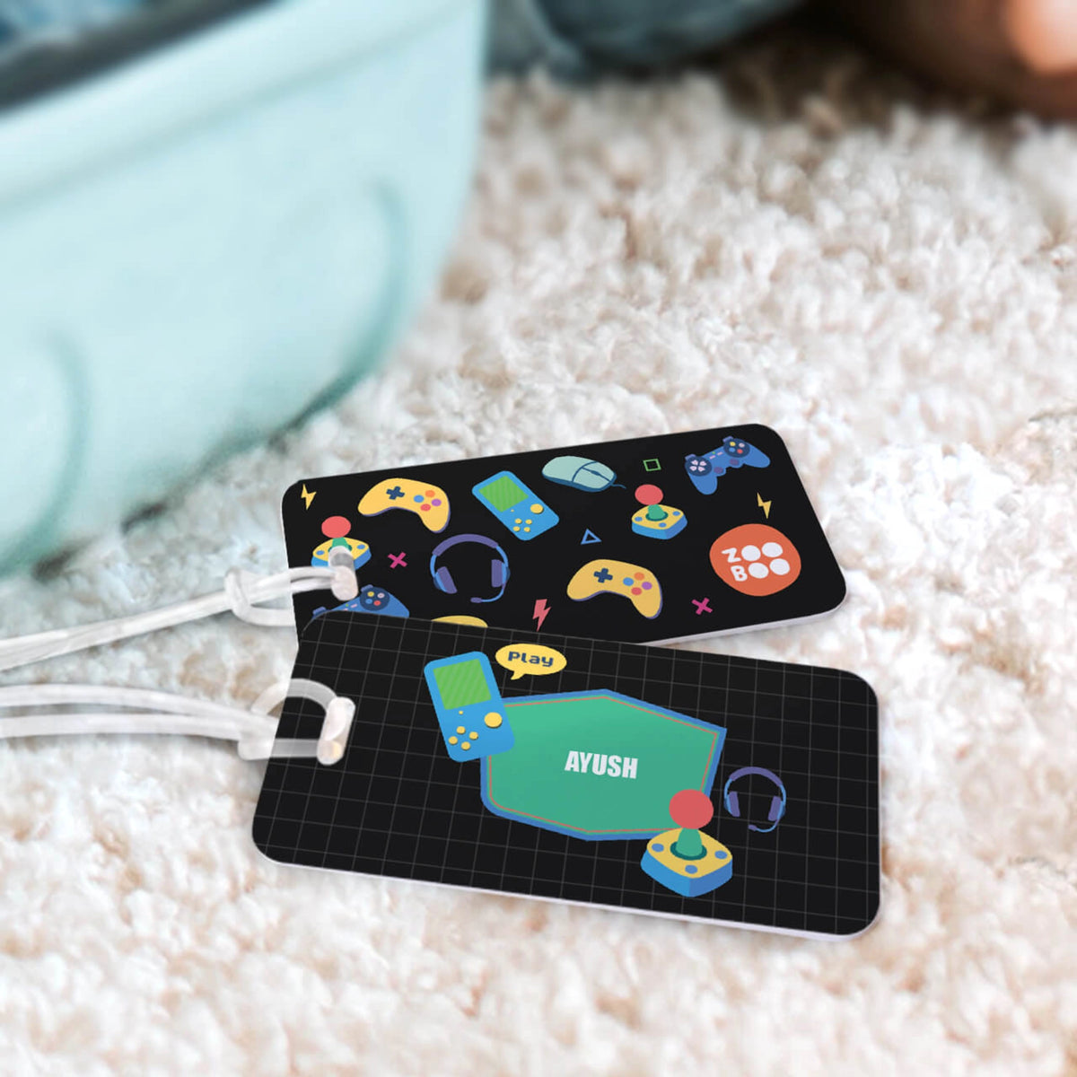 Personalised Video Game School Bag Tags for Kids - image 6