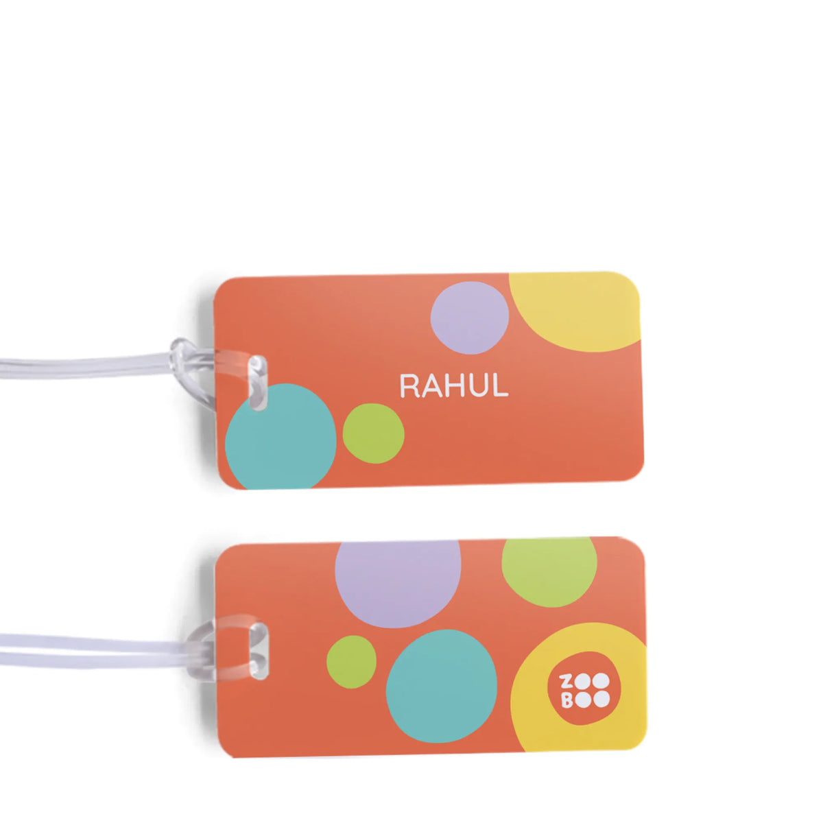 Personalised Zooboo Kids School Bag Tags for Kids - image 1