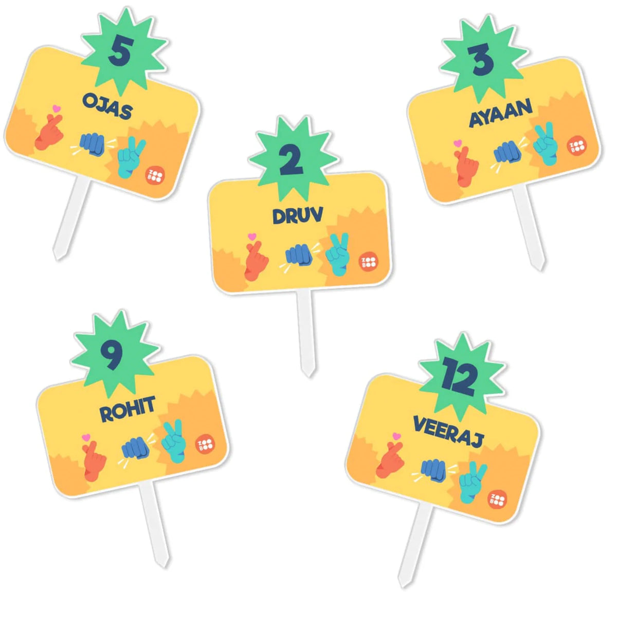 Personalised Emoji Moves Birthday Cake Topper – image 6