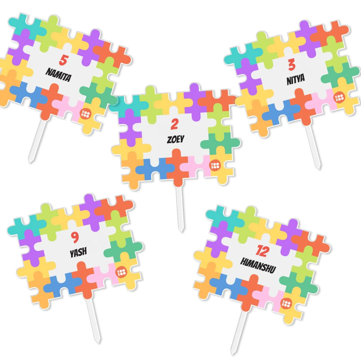 Personalised Puzzle Pop Birthday Cake Topper – image 6