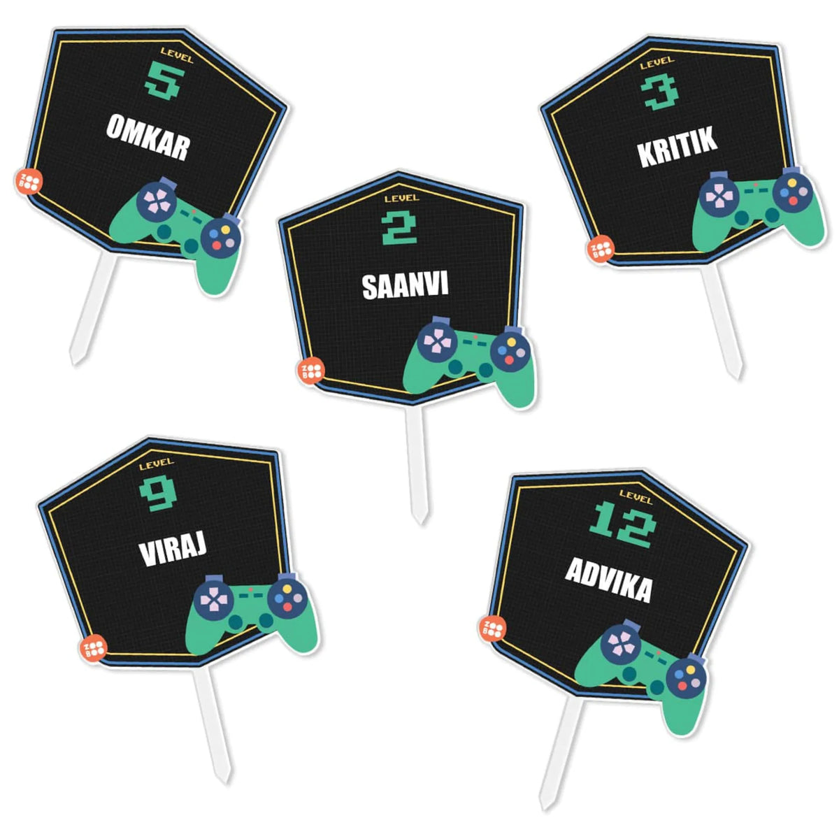 Personalised Video Game Birthday Cake Topper – image 6