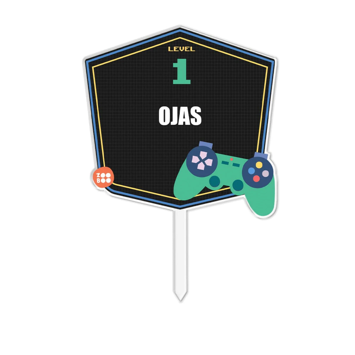 Personalised Video Game Birthday Cake Topper