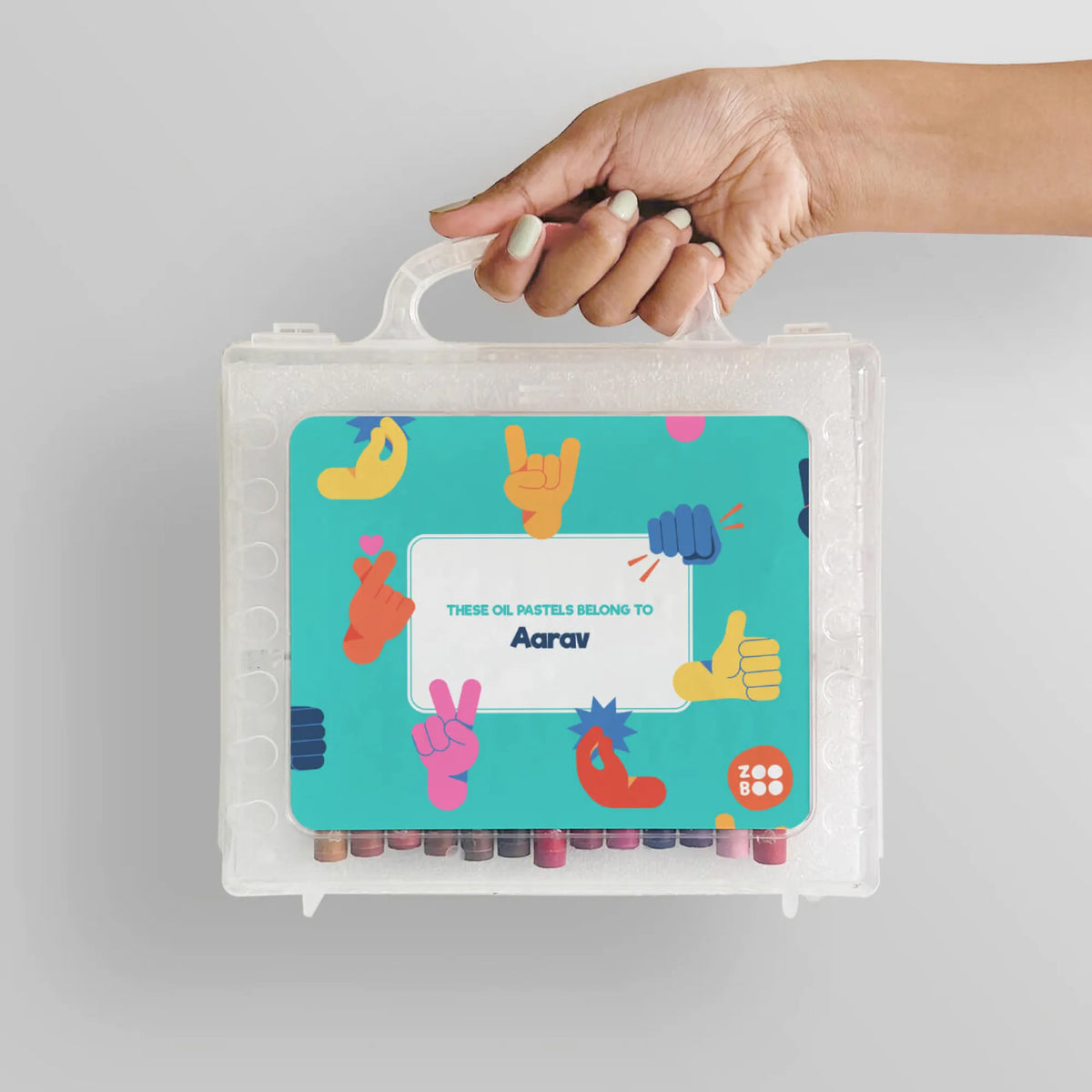 Personalised Emoji Moves Faber-Castell Crayon Box for Kids - image 4