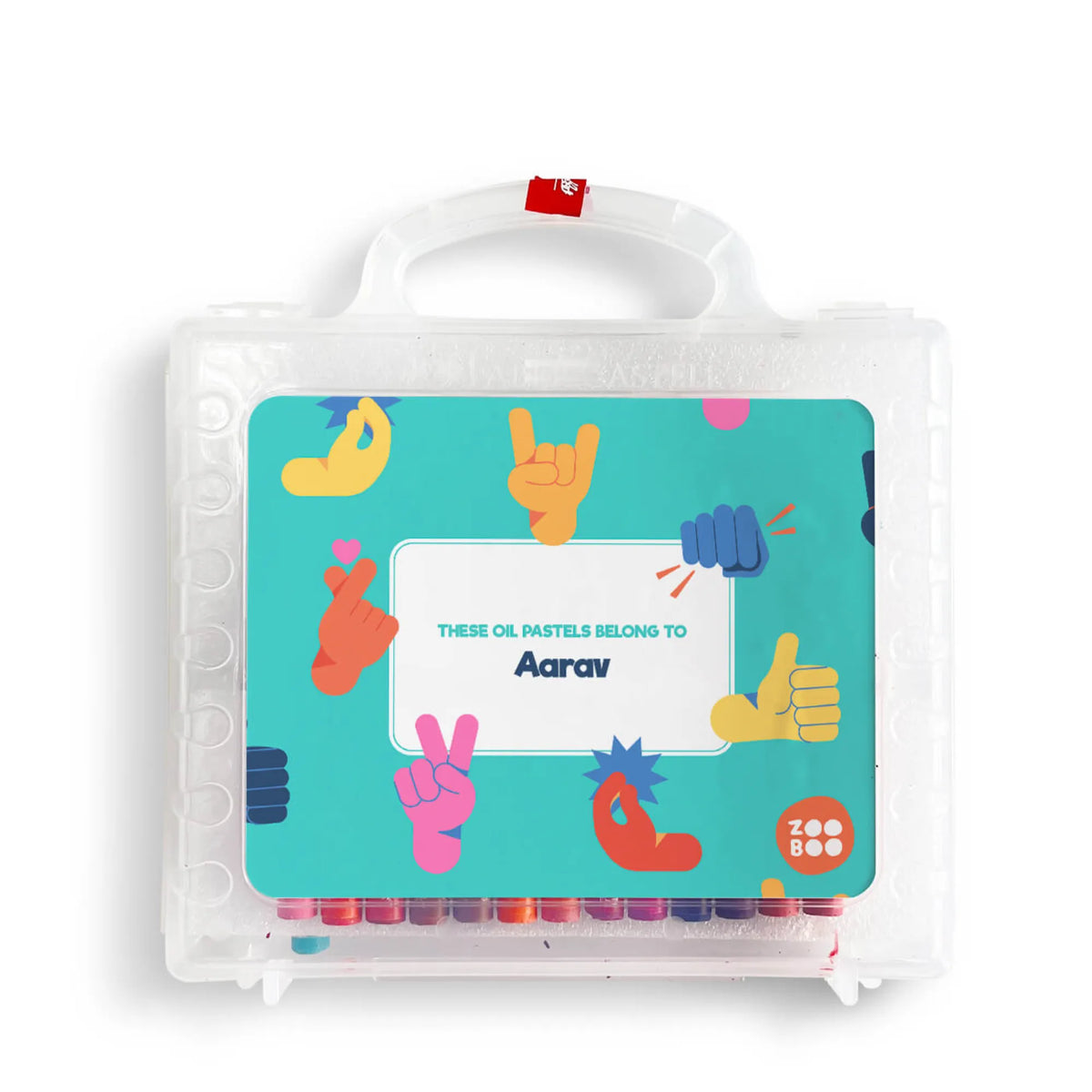 Personalised Emoji Moves Faber-Castell Crayon Box for Kids - image 1