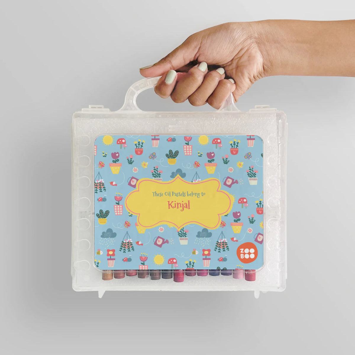 Personalised Enchanted Garden Faber-Castell Crayon Box for Kids - image 4