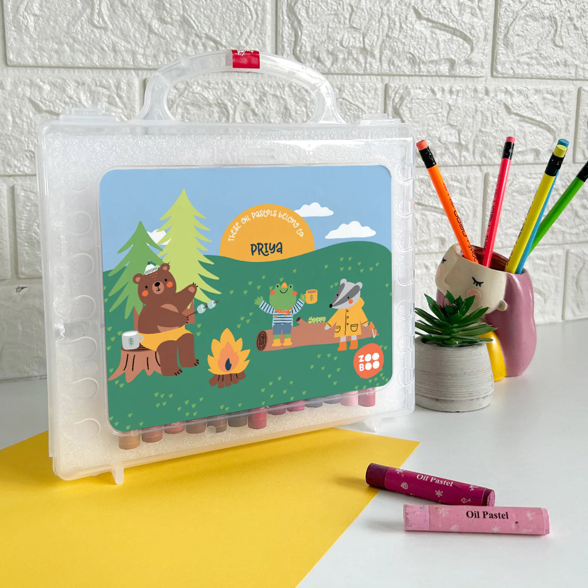 Personalised Into The Wild Faber-Castell Crayon Box for Kids - image 2