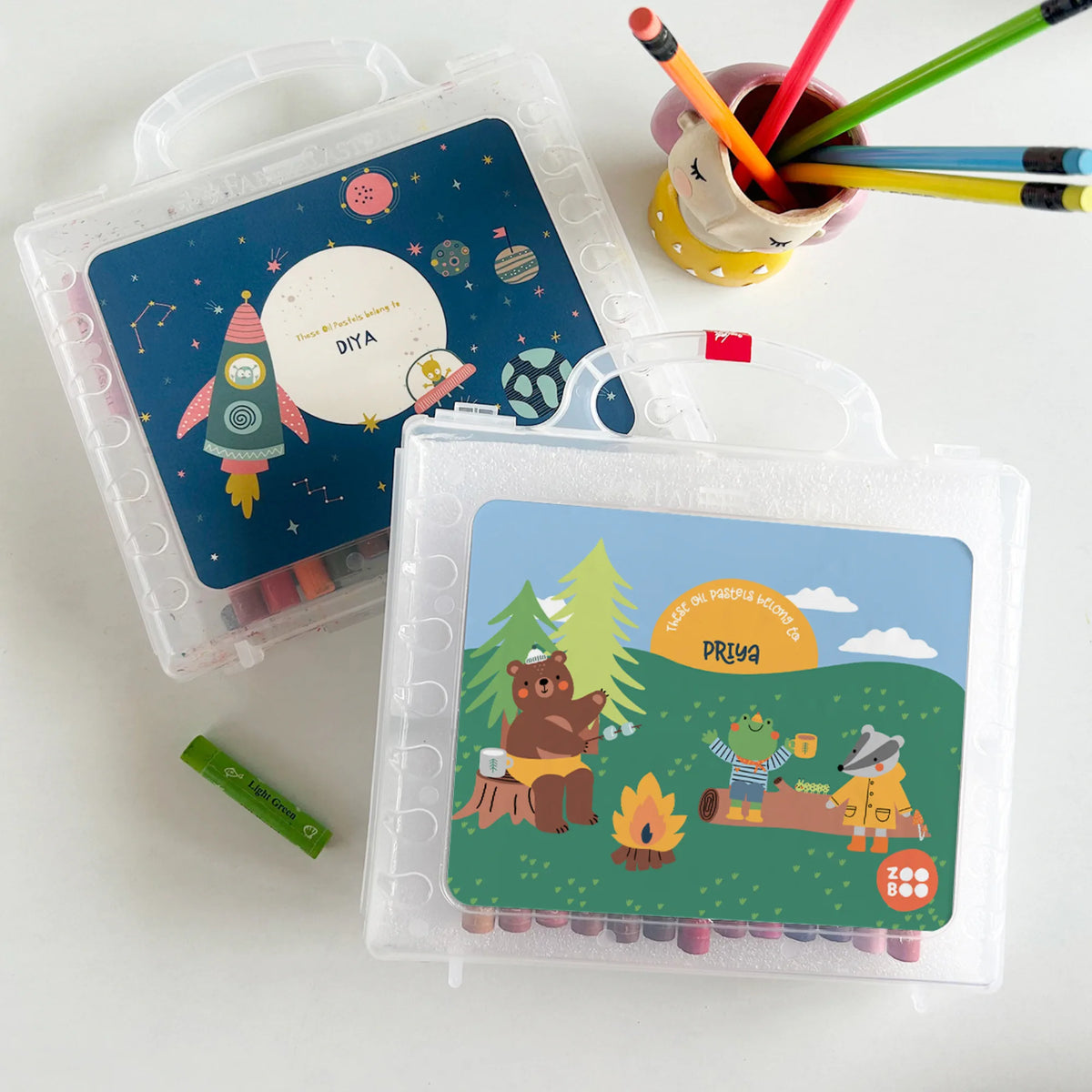 Personalised Into The Wild Faber-Castell Crayon Box for Kids - image 3