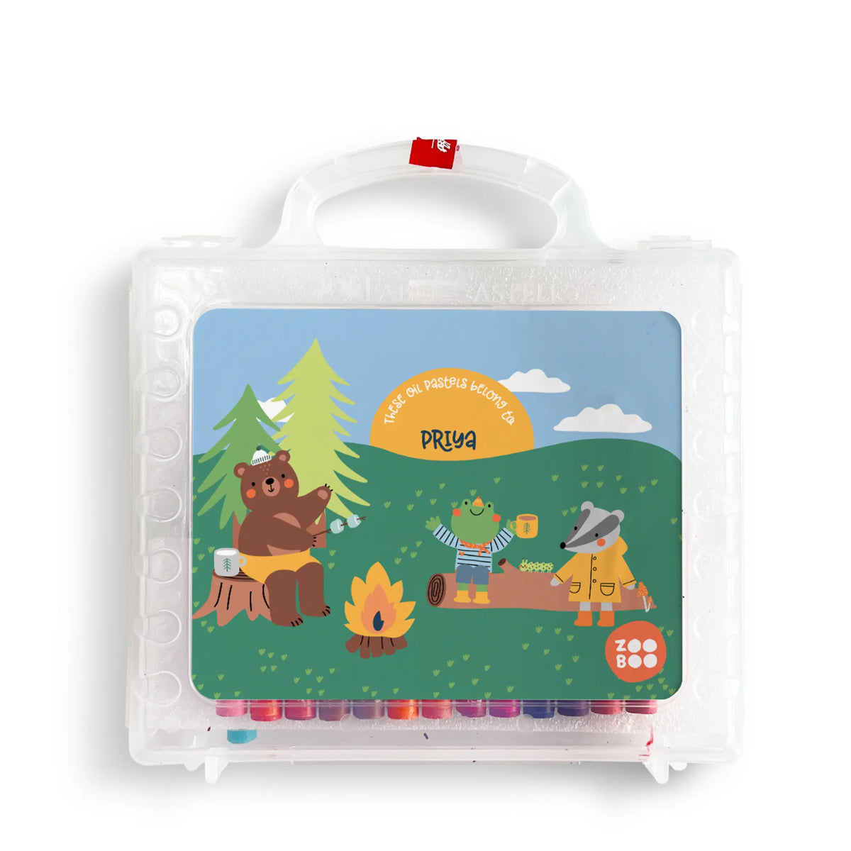 Personalised Into The Wild Faber-Castell Crayon Box for Kids - image 1