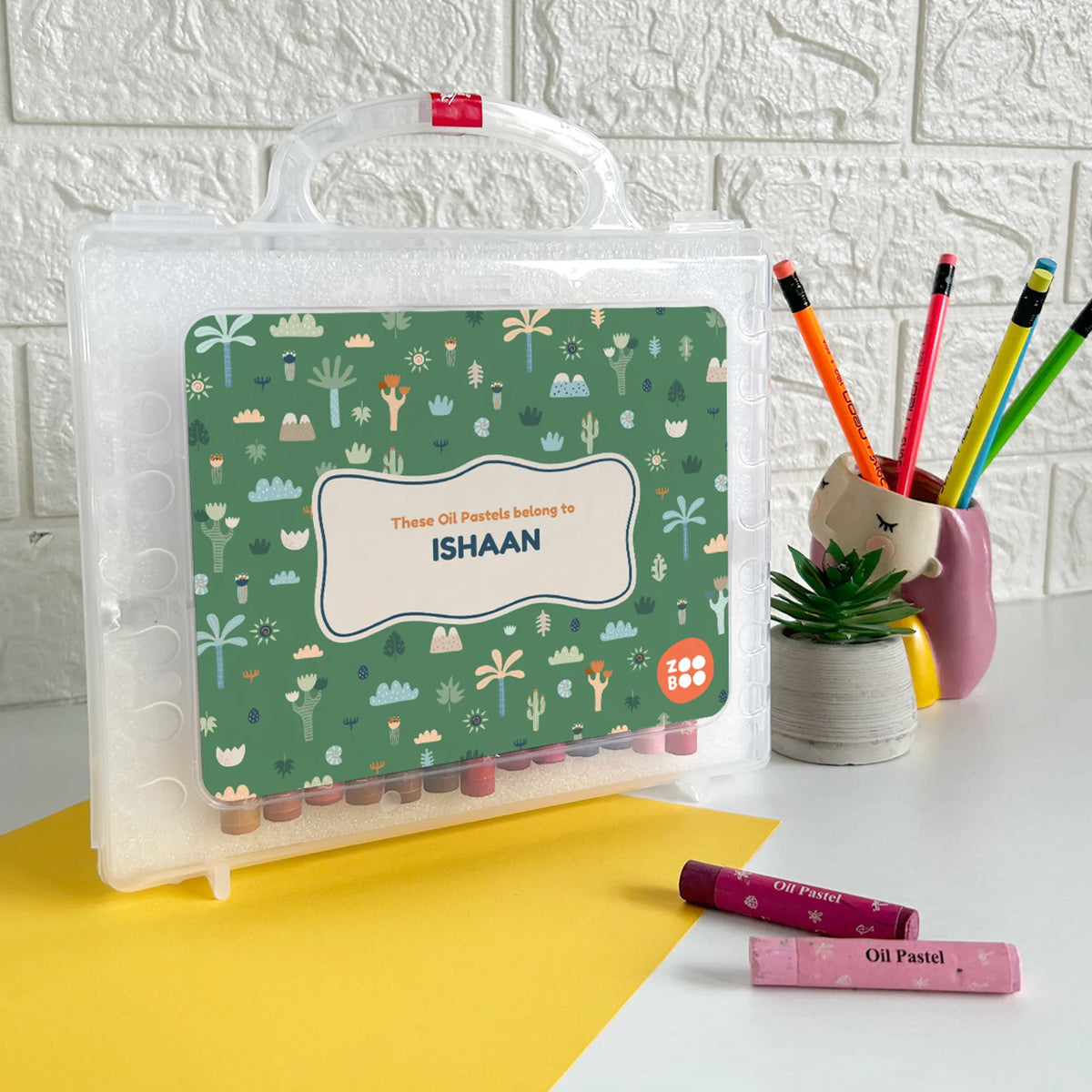 Personalised Nature & I Faber-Castell Crayon Box for Kids - image 2