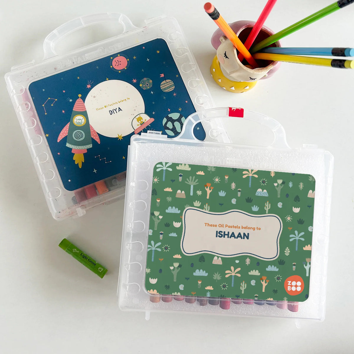 Personalised Nature & I Faber-Castell Crayon Box for Kids - image 3