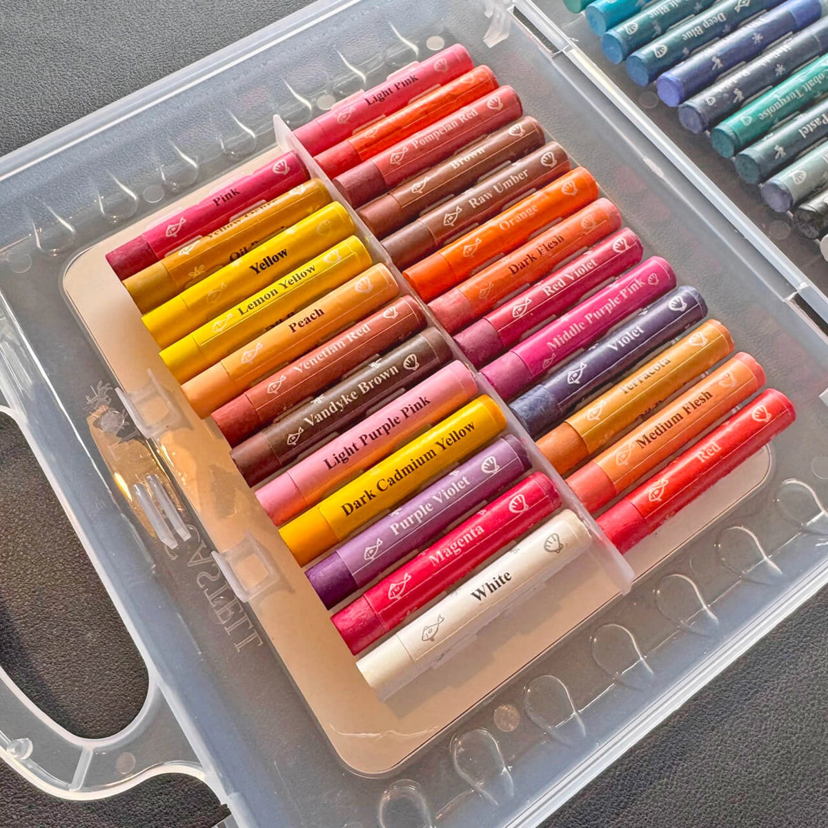 Personalised Terrazzo Pop Faber-Castell Crayon Box for Kids - image 5