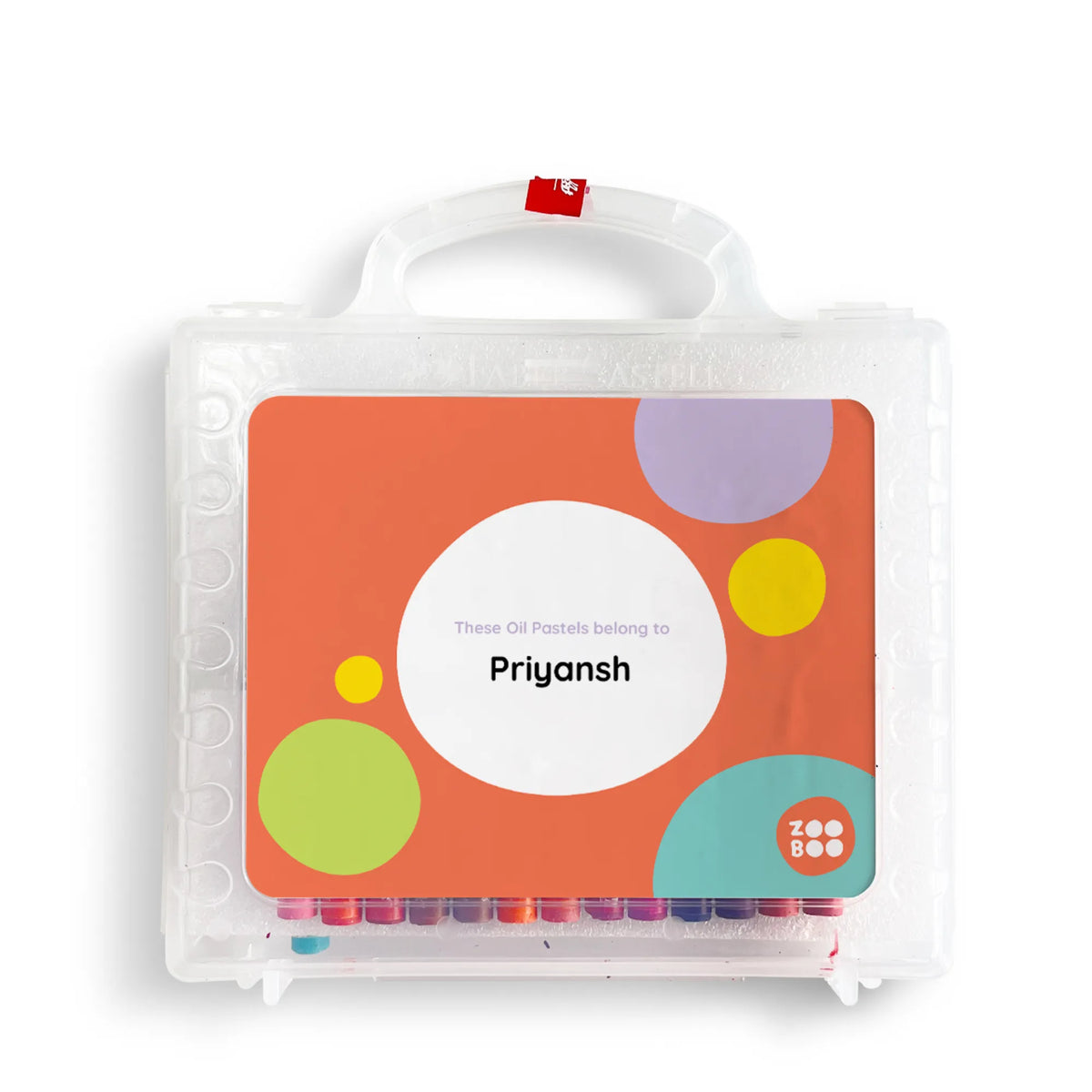 Personalised Zooboo Kids Faber-Castell Crayon Box for Kids - image 1