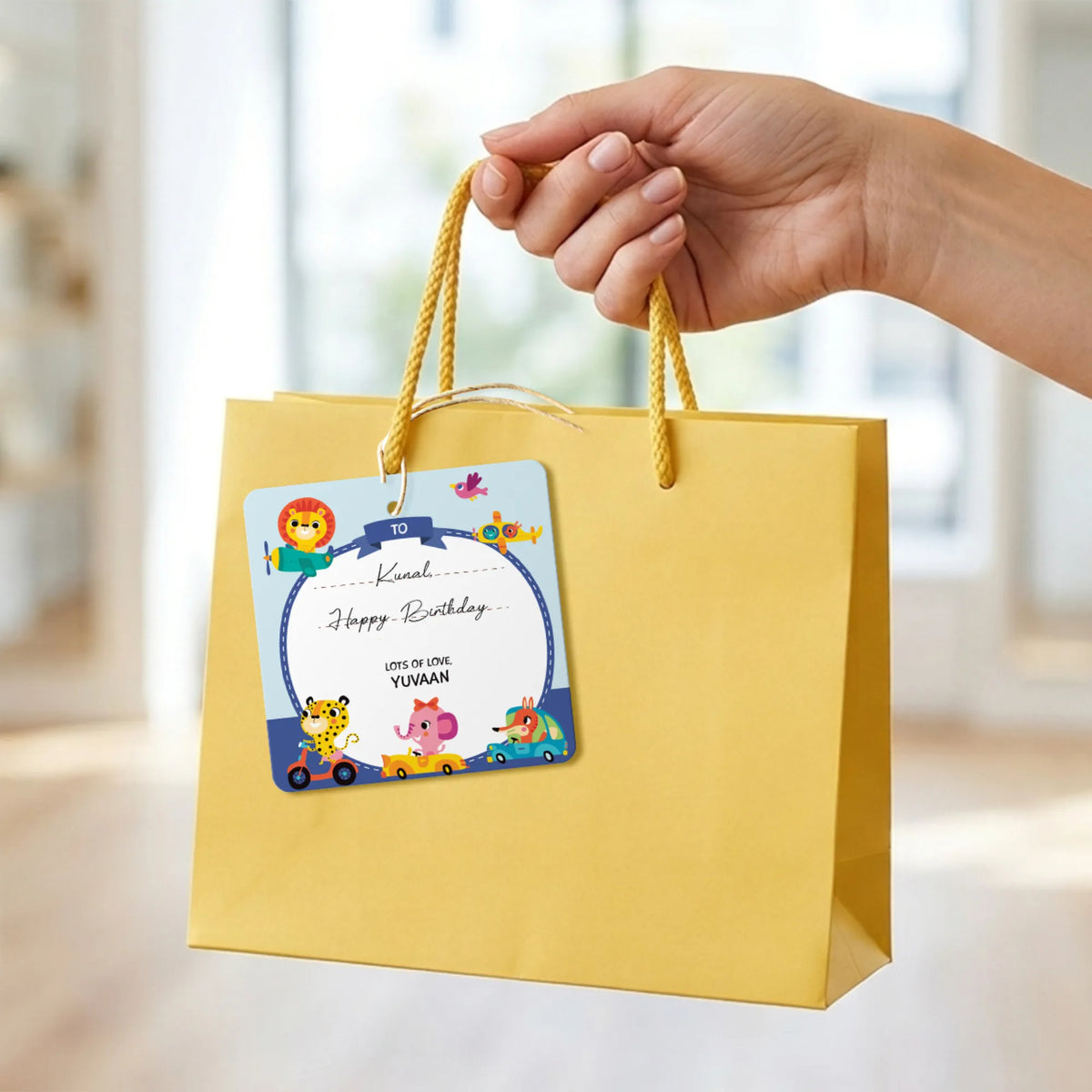 Personalised Let's Travel Gift Tags  -  Set of 12 - image 3