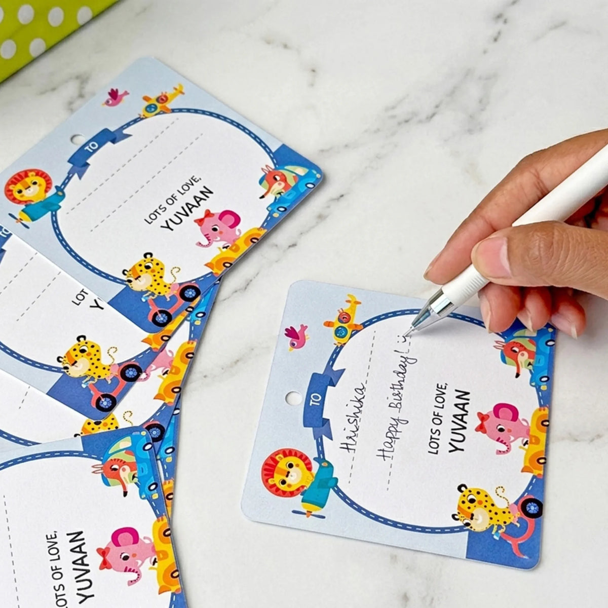 Personalised Let's Travel Gift Tags  -  Set of 12 - image 5