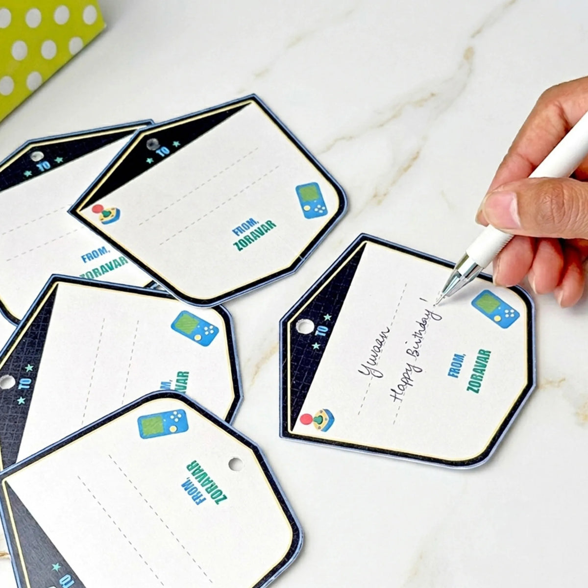 Personalised Video Game Gift Tags  -  Set of 12 - image 5