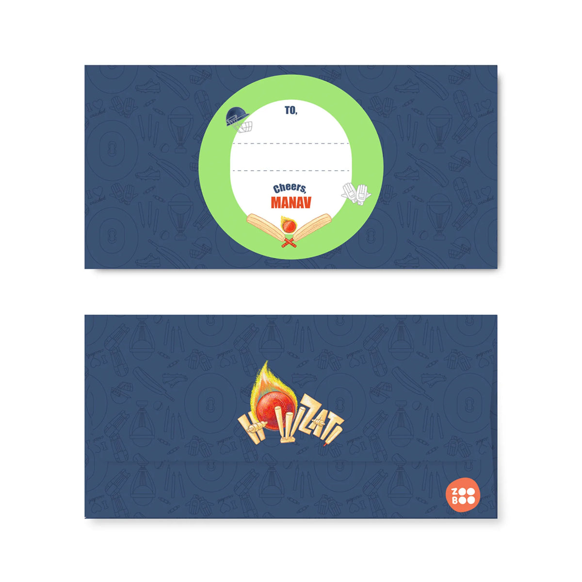 Personalised Cricket Buzz Money Envelopes (Set of 10) - image 1